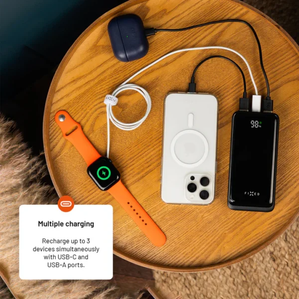 FIXED Powerbank Zen2 20, PD 20W, 20 000 mAh, juoda