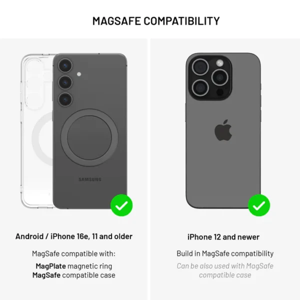 FIXED Powerbank MagZen 5 stovas, 5000 mAh, pilkos spalvos