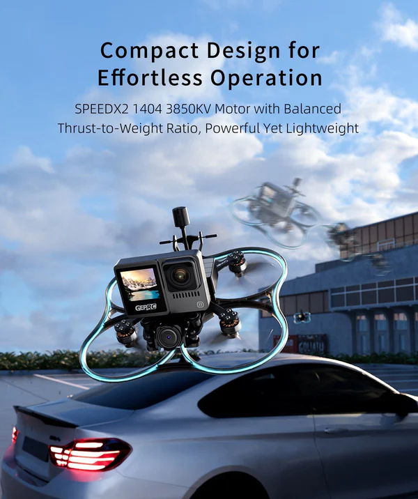 GEPRC Cinelog30 V2 analoginis ELRS2.4G