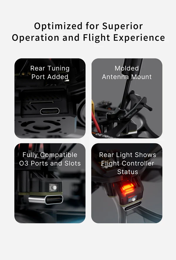 GEPRC Cinelog30 V2 analoginis ELRS2.4G