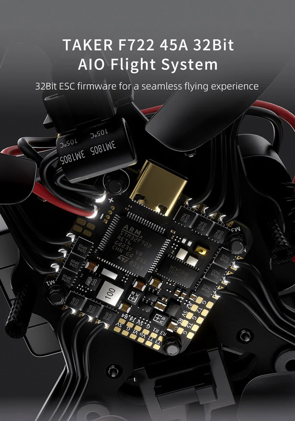 GEPRC Cinelog30 V2 analoginis ELRS2.4G