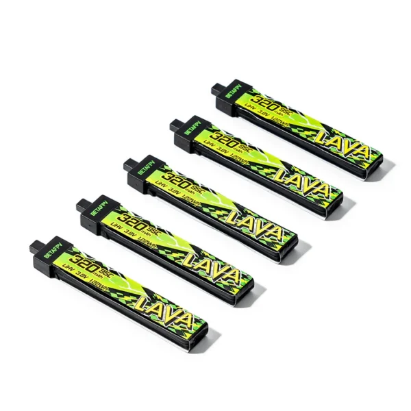 BetaFPV LAVA serijos 1S baterija II 320mAh 95C (5PCS)