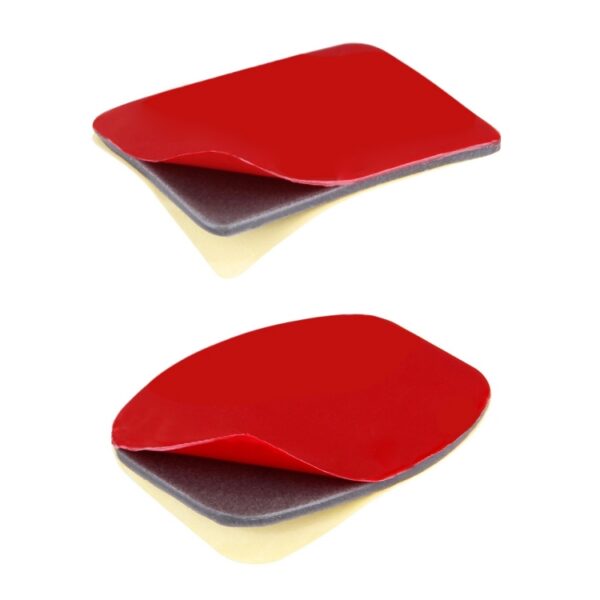 PULUZ 3 plokšti lipnūs padėkliukai + 3 lenkti lipnūs padėkliukai "GoPro", "Insta360", DJI ir kitoms veiksmo kameroms