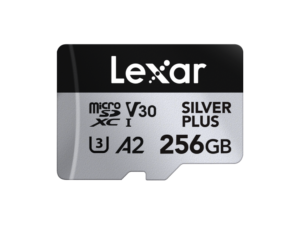 "Lexar microSDXC Silver Plus 1066x UHS-I/U3/A2/4K R205/W150 (V30)" 256GB