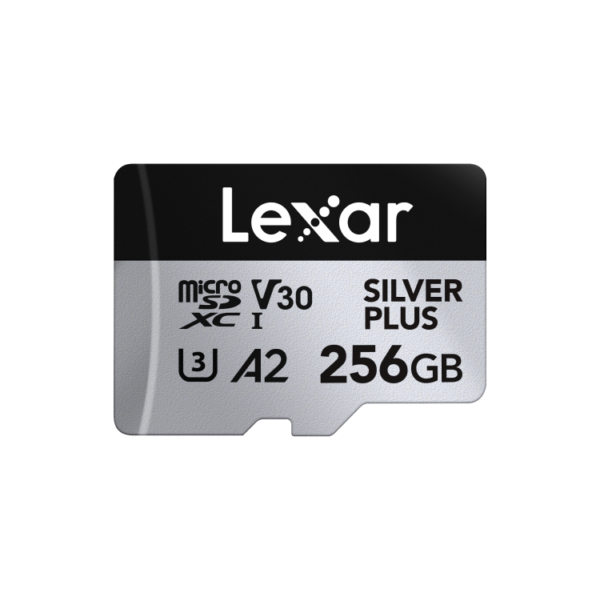 "Lexar microSDXC Silver Plus 1066x UHS-I/U3/A2/4K R205/W150 (V30)" 256GB