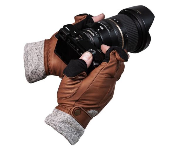 Vallerret Urbex fotografijos pirštinės Brown XL