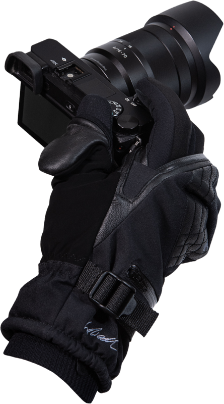 Vallerret Skadi Užtrauktuko pirštinė PSP L