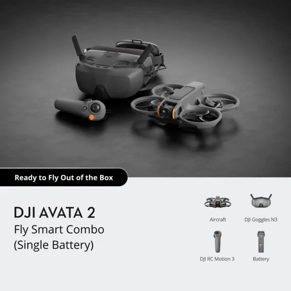 DJI Avata 2 Fly Smart Combo (viena baterija)
