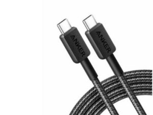 KABELIS USB-C Į USB-C 0,9 M 310 JUODAS A81D5H11 ANKER