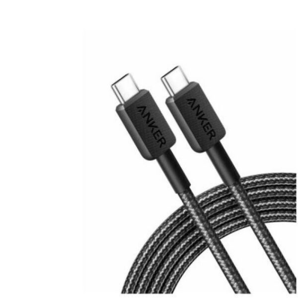 KABELIS USB-C Į USB-C 0,9 M 310 JUODAS A81D5H11 ANKER