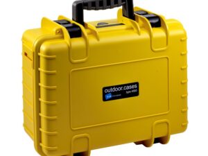 BW lauko dėklai 4000 tipo, skirti DJI Air 2S + Mavic Air 2 Fly More Combo (įkrovimo dėkle), geltonos spalvos