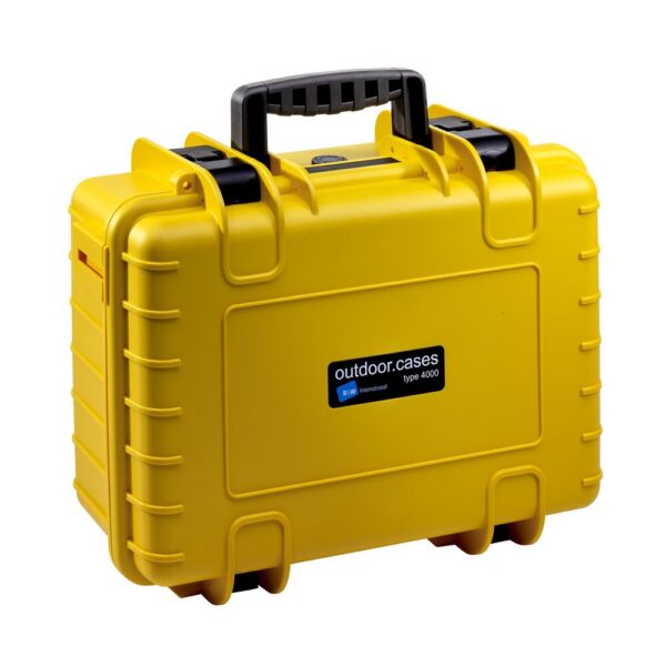 BW lauko dėklai 4000 tipo, skirti DJI Air 2S + Mavic Air 2 Fly More Combo (įkrovimo dėkle), geltonos spalvos