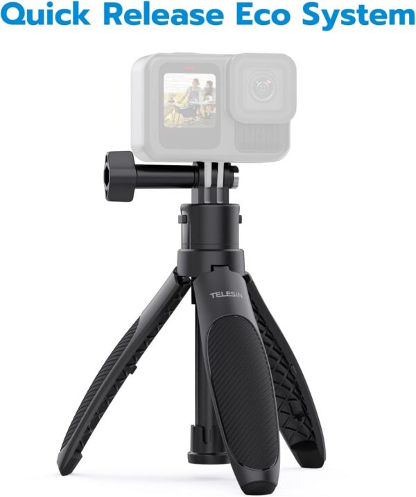 Telesin Mini tripod selfie stick with quick release adapter