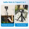 Telesin Mini tripod selfie stick with quick release adapter