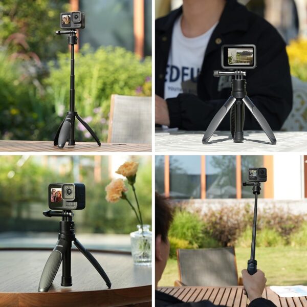 Telesin Mini tripod selfie stick with quick release adapter