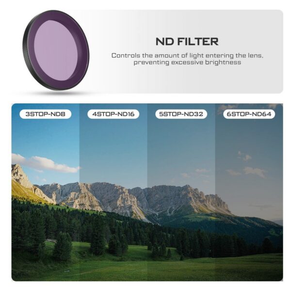 Freewell Osmo Action 5 Pro Filters-Standard day - ND/PL 8/16/32/64