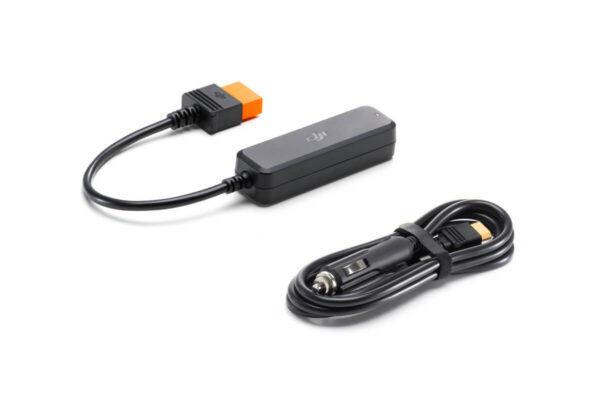 DJI maitinimo automobilinis lizdas su SDC maitinimo kabeliu (12V/24V)