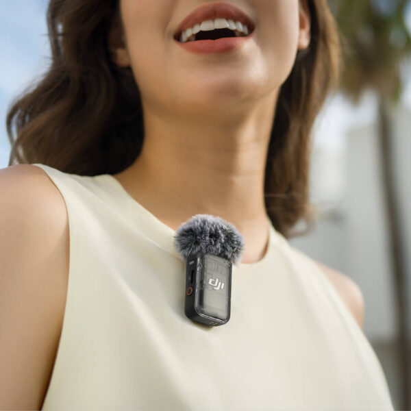 DJI Mic 2 siųstuvas (juodos spalvos)