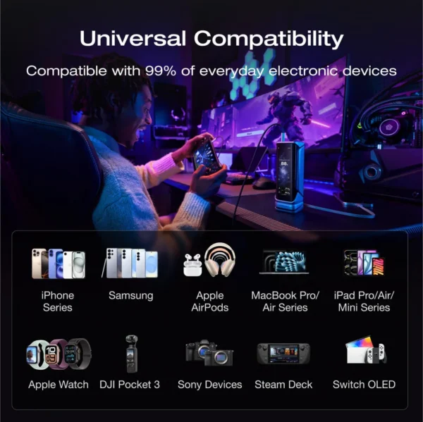 "EcoFlow RAPID Pro X" maitinimo bankas (27 650 mAh, 300 W)