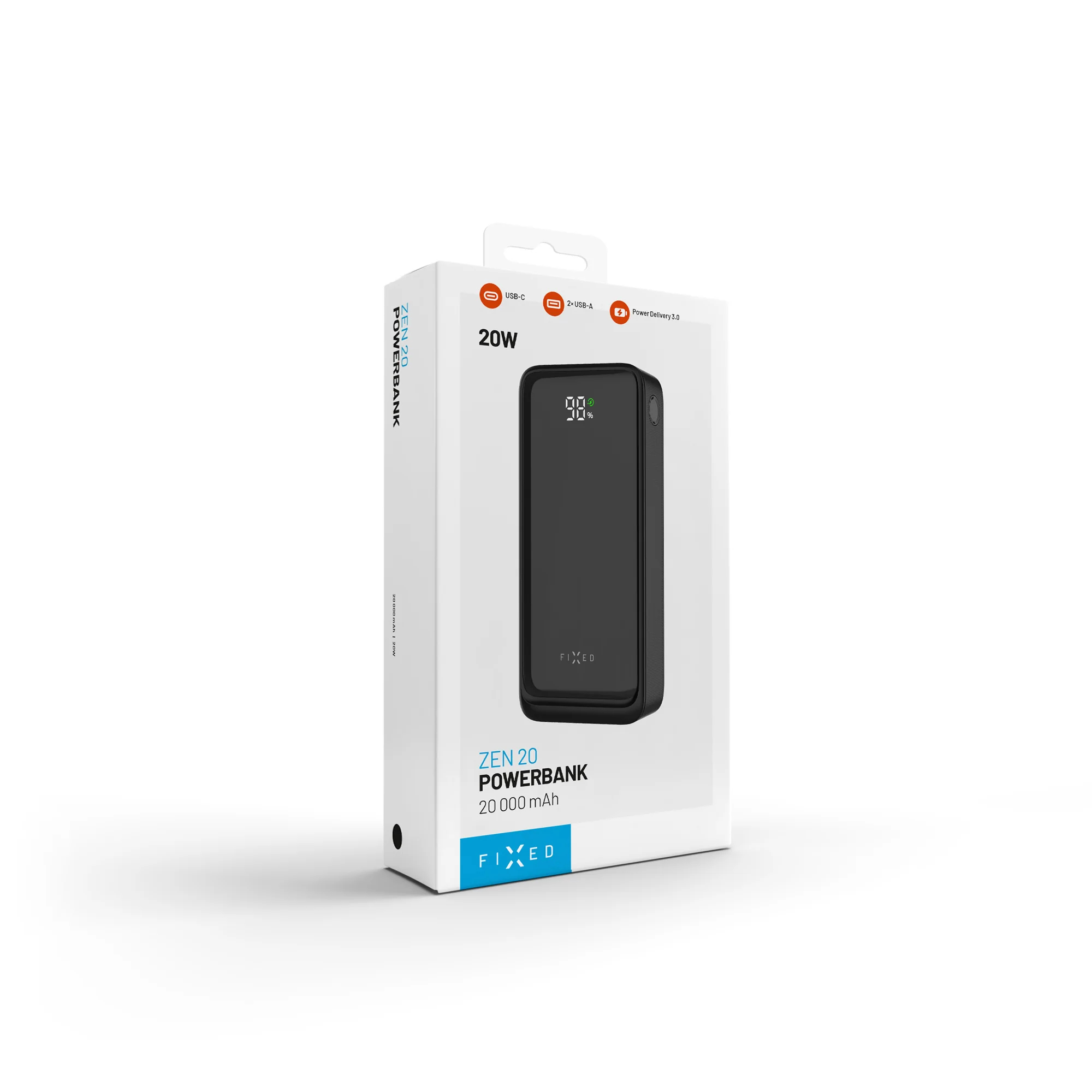 FIXED Powerbank Zen2 20 PD 20W 20 000 mAh black