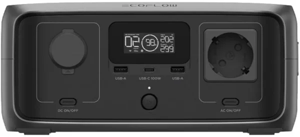 "Ecoflow River 3" (UPS) + 45 W C tipo saulės baterija