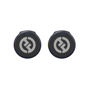 "Hollyland Lark M2 Lightning" - belaidis Lavalier mikrofonas su "Lightning" kištuku (Duo, blizgi anglis)