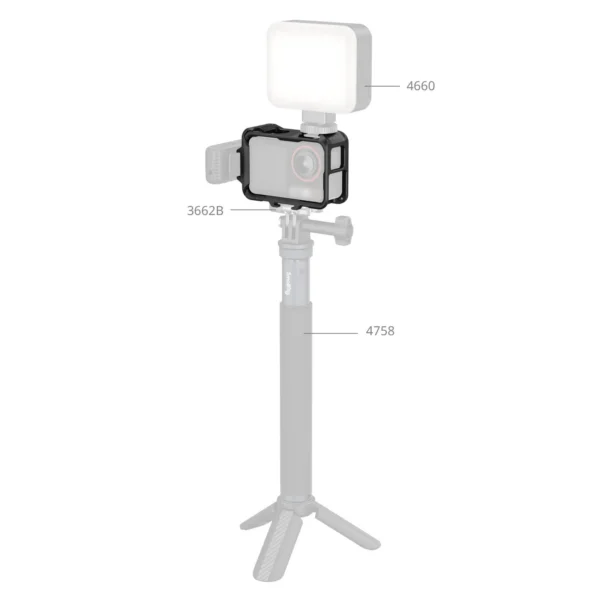 Smallrig 5135 DJI OSMO Action 5 Pro, 4 ir 3 DJI OSMO veiksmų narvas