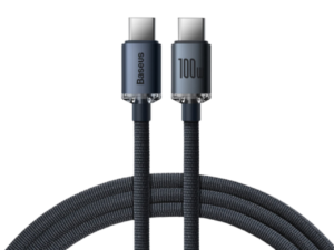 Baseus Crystal Shine 100W Cable USB-C - USB-C 1,2m Black