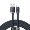 Baseus Crystal Shine Cable USB to USB-C 100W 1.2m Black