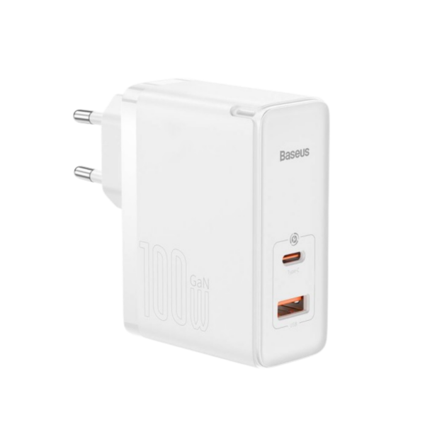 Baseus GaN5 Pro Fast Charger C+U 100W 1m White