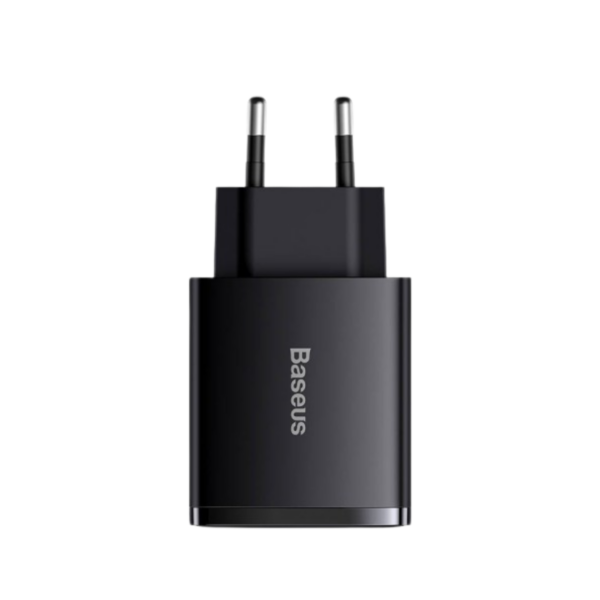 Baseus Compact Quick Charger 2U+C 30W (Black)