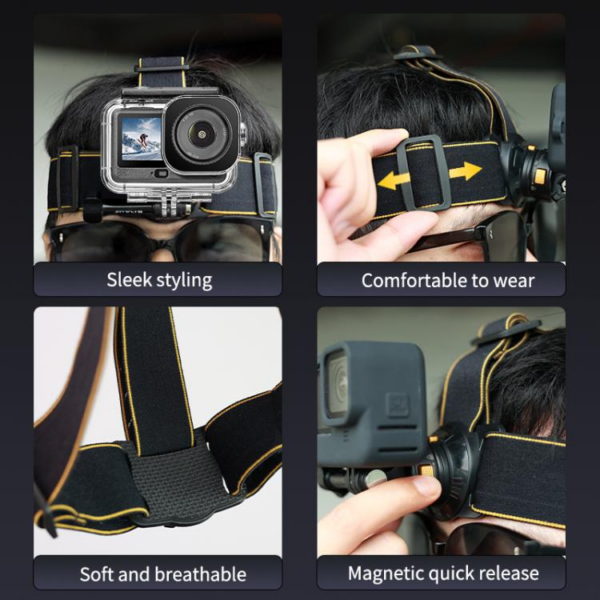 Puluz Magnetic Quick-release Head Strap Harness Belt