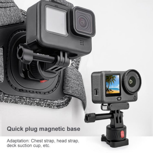 Puluz Action Camera Magnetic Base Adapter (Black)