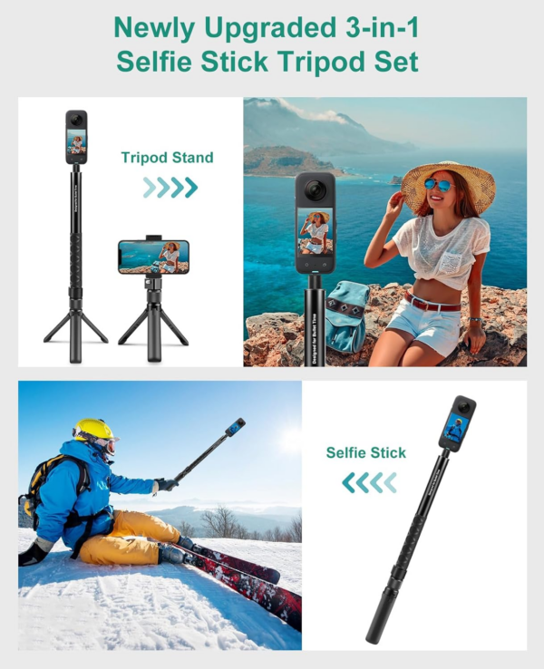 Puluz Rotary Handle 110cm Selfie Stick