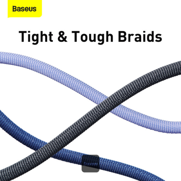 Baseus Crystal Shine 100W Cable USB-C - USB-C 1,2m Black
