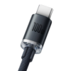 Baseus Crystal Shine Cable USB to USB-C 100W 1.2m Black