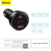 Baseus Superme Car Charger 100W + cable
