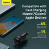 Baseus Superme Car Charger 100W + cable