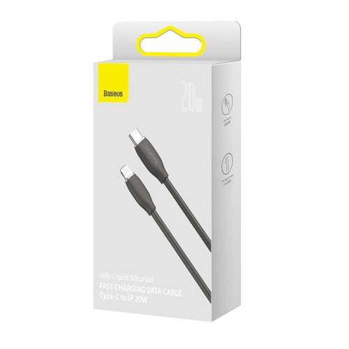 Baseus Jelly Cable USB-C to Lightning 20W 1.2m Black