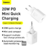 Baseus Speed Mini Quick Charger 1C 20W EU (black)