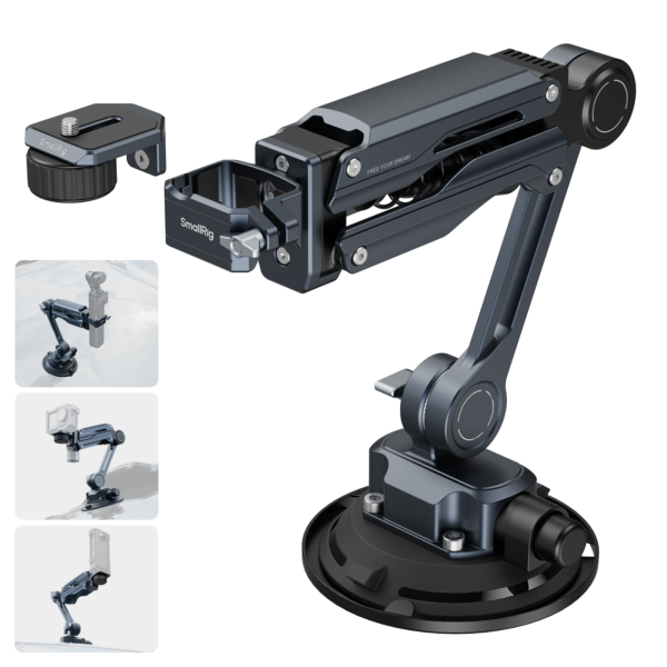 SmallRig 5123 Mini Shock Absorber Arm for DJI Osmo Pocket 3 / GoPro HERO13 / Insta360 X4
