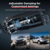 SmallRig 5507 Shock Absorber Support with Electronic Suction Cup for Osmo Pocket 3 / HERO13 and more