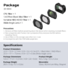 SmallRig 5834 Professional Filter Kit for DJI Osmo Pocket 3