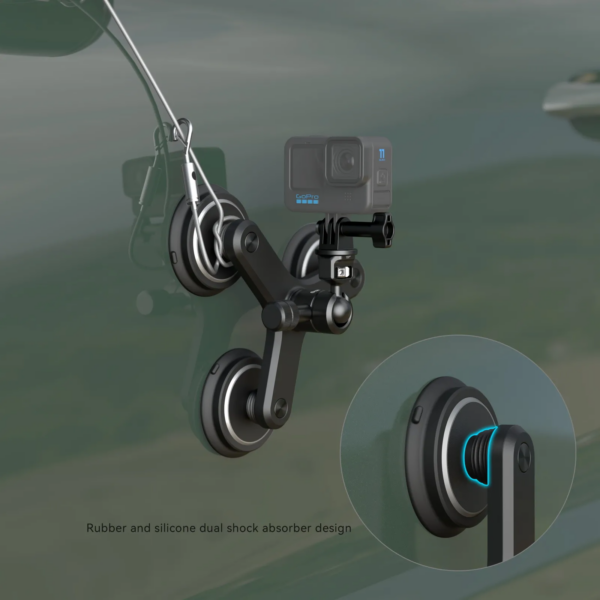 SmallRig 4468 Triple Magnetic Suction Cup Mounting Support Kit for Action Cameras