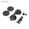 SmallRig 3566 Suction Cup Portable Dual with Camera Mount SC-2K