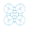 BetaFPV Air75 II Brushless Whoop Frame-Clear Blue