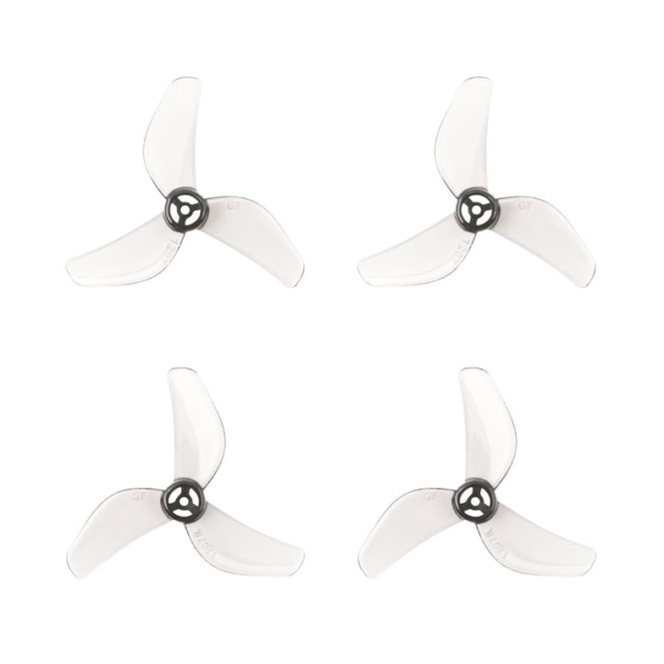 BetaFPV GemFan 1207 3-Blade Propellers 1.0mm Shaft (4pcs) Clear Grey for Air65 II