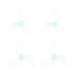 BetaFPV GemFan 1219S 3-Blade Propellers 1.0mm Shaft (4pcs) Clear Blue