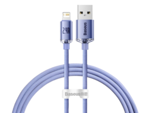 Baseus Crystal Shine Cable USB Lightning 2.4A 1.2m Blue