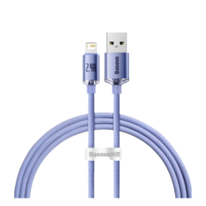 Baseus Crystal Shine Cable USB Lightning 2.4A 1.2m Blue